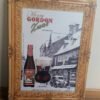 Impression UV sur bois encadré Gordon Xmas Beer décoration murale vintage bars restaurants B2B